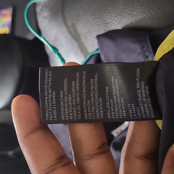 Navy Blue BDG Wind Breaker (size: M *please see discription*) - Picture 3 of 4